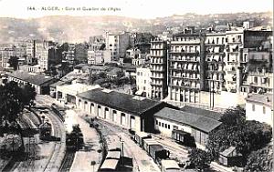 Alger - Gare et Quartier de l'Agha